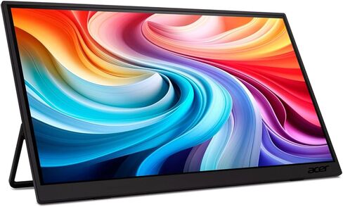 شاشة أيسر PM161W 16 بوصة محمولة عالية الدقة 1920x1200 IPS عرض 220 شمعة في المتر المربع 60 هرتز USB-C تصميم خفيف الوزن (متجدد) in Kuwait