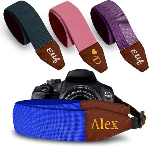 حزام كاميرا Art Tribute للمصورين، حزام مبطن للرقبة والكتف وحزام حول الجسم، إطلاق سريع لكاميرات DSLR/SLR/بدون مرآة، متوافق مع Canon Nikon Sony Olympus، هدية رائعة للمصورين in Kuwait