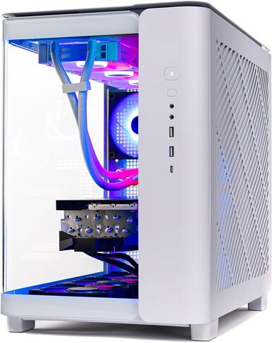 كمبيوتر سطح المكتب Skytech King 95 للألعاب، Ryzen 7 9800X3D 4.7 جيجا هرتز (5.2 جيجا هرتز Turbo)، NVIDIA RTX 5070 12 جيجا، 2 تيرابايت Gen4 NVMe SSD، 32 جيجا DDR5 RAM 6000 RGB، 850 وات ذهبي PSU، 360 مم ARGB AIO، واي فاي، ويندوز 11 in Kuwait