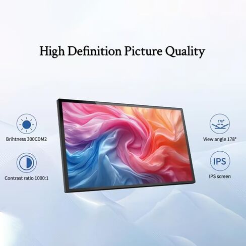 Slim Edge 15.6 بوصة Android 14 RK3576S لافتات رقمية ثماني النواة، تابلت بشاشة تعمل باللمس 1080P IPS مع POE، شاشة مراقبة لوحة تحكم Google Smart Home (لا توجد بطارية ولا كاميرا) (أبيض) in Kuwait