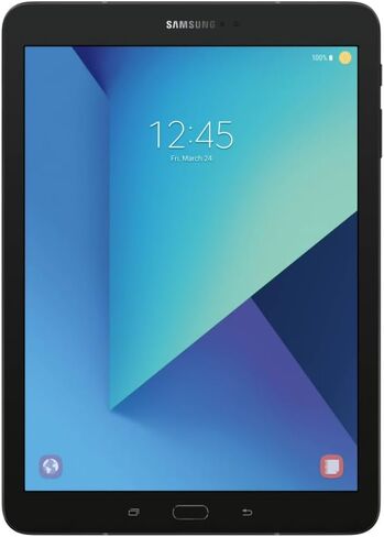 Samsung Galaxy Tab S3 9.7 بوصة 32 جيجابايت واي فاي + تابلت خلوي - أسود - قلم S غير متضمن (متجدد) in Kuwait