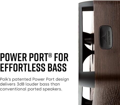 Polk Signature Elite ES10 Surround Loudspeaker - Hi-Res Audio Certified, Dolby Atmos & DTS:X Compatible, 1" Tweeter & 4" Woofer, Power Port Technology for Effortless Bass (Pair,Black) (Renewed) in Saudi Arabia