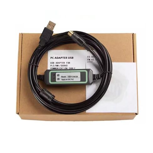 USB-FC4A/5A لكابل برمجة PLC، كابل تصحيح الأخطاء، كابل نقل بيانات ثابت، نموذج ثابت FT232RL، رقاقة مطلية بالذهب، 3 متر in Saudi Arabia
