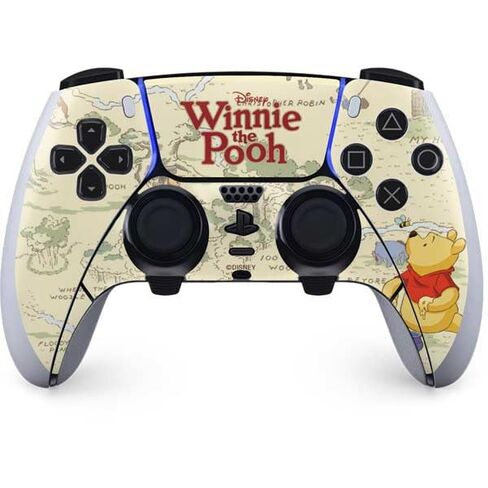 غلاف Skinit المخصص للألعاب متوافق مع وحدة تحكم PS5 DualSense Edge Pro - تصميم بورتريه مرخص رسميًا من Disney Winnie The Pooh Eeyore in Kuwait