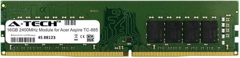 وحدة A-Tech 16 جيجابايت لجهاز Acer Aspire TC-885 اللوحة الأم لسطح المكتب ومحطة العمل المتوافقة مع ذاكرة الوصول العشوائي DDR4 2400Mhz (ATMS267504A25822X1) in Kuwait