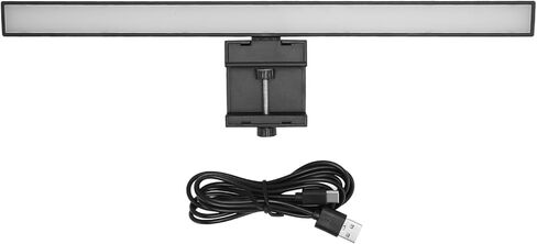 Drfeify Screen Light Bar وظيفة التوقيت والتحكم باللمس من النوع C ومنفذ شاشة ضوء المهام للعمل والدراسة والقراءة باللون الأسود، وحماية العينين in Kuwait