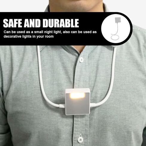 PartyKindom Night Reading Lamp USB Rechargeable Book Light with Eye Protection LED, Three Color Temperatures Foldable Desk Lamp for Bedside Reading, White in Saudi Arabia
