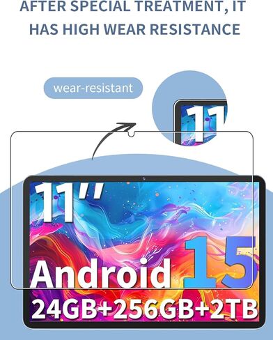 [عبوة من قطعتين] لجهاز Relndoo P80 2025 Tablet 11 بوصة من الزجاج المقوى، واقي شاشة لجهاز Relndoo P80 5G 11 بوصة مضاد للخدش والحساس وصلابة 9H in Kuwait