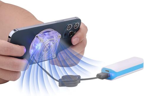 مروحة تبريد مغناطيسية للهاتف، مبرد شحن USB، ملحقات تبريد قطعة أثرية، مبرد الهاتف الخليوي للسيارة in Kuwait