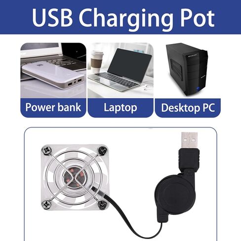 مروحة تبريد مغناطيسية للهاتف، مبرد شحن USB، ملحقات تبريد قطعة أثرية، مبرد الهاتف الخليوي للسيارة in Kuwait