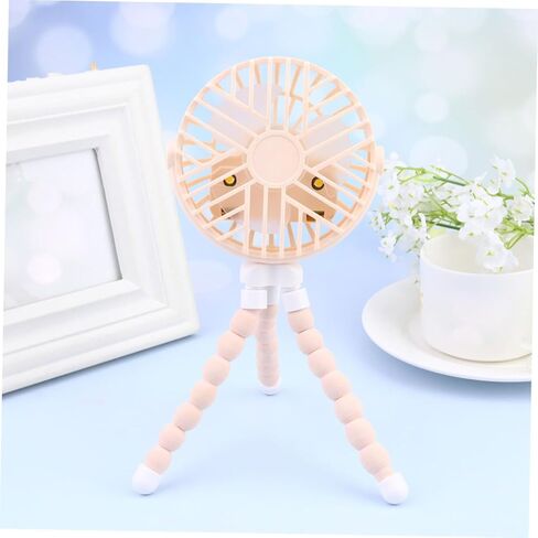 Gatuida Octopus USB Mini Fan Small Creative Personal Desk Fan for Home Office School Use Yellow USB Charging in Saudi Arabia