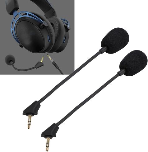 EBTOOLS Detachable Microphone Replacement, Noise Cancelling Boom Mic with Gold Plated Connector for Cloud S Gaming Headset in Saudi Arabia