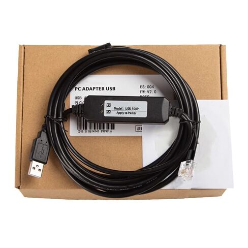 USB-590P ينطبق 590P 590C تيار مستمر محافظ التصحيح كابل كابل بيانات كابل برجمة ماوس USB للكمبيوتر الاتصالات تحميل كابل عادي 3 متر in Saudi Arabia