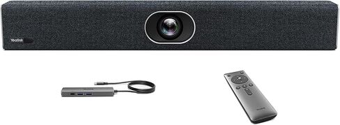 كاميرا مؤتمرات الفيديو Yealink UVC40-BYOD 4K 60FPS USB، معتمدة من Teams Zoom، كاميرا ويب بزاوية واسعة 133 درجة مع 8 ميكروفونات ومكبرات صوت، نظام مؤتمرات الصوت والفيديو لغرف التجمع الصغيرة USB-C in Kuwait