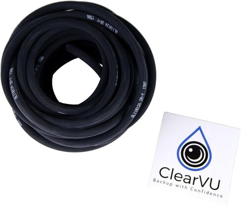 ClearVU T-106 منظف الكاميرا الاحتياطية يناسب 2020-2026 Silverado 1500 2500 HD Multi-Pro Tailgate | يتضمن مجموعات DIY | لا حاجة إلى أسلاك | يشطف الثلج والملح والأوساخ والحطام in Kuwait