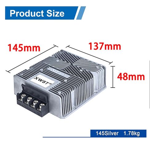 DC 12V 24V 36V to DC 48V 25A Boost Converter 10-45V to 48V 1200W Step-Up Power Supply Waterproof IP67 Regulator Module for Golf Carts LED Solar Cars Trucks Vehicles (XW-1045-48-25A) in Saudi Arabia