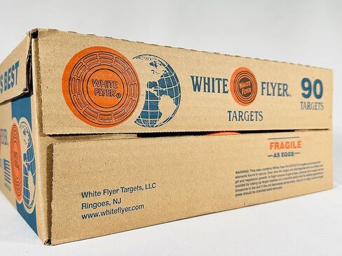 مصيدة الحمام الطيني من White Flyer وأهداف السكيت، عدد 90 مع بطاقة أداء White Flyer in Saudi Arabia