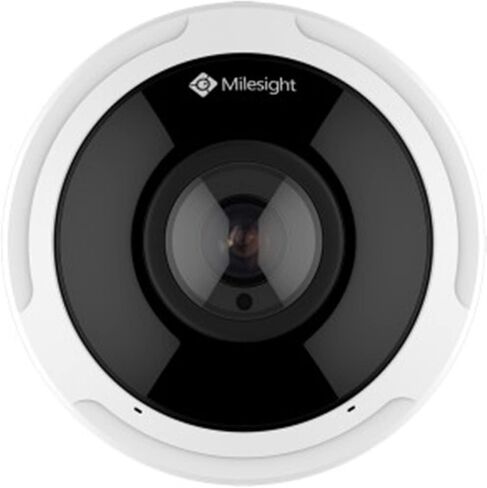 Milesight MS-C9674-PA 12MP AI 360° Panoramic Fisheye Mini Network Camera, 1/1.7" Progressive Scan CMOS, 1.98mm@F2.8 Lens, Resolution 4000x3000, Up to 15m IR Distance, Support PoE, DC12V in Saudi Arabia