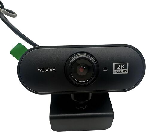 كاميرا ويب فيديو USB HD 1080P وكاميرا زاوية واسعة مع ميكروفون مدمج وحامل ثلاثي القوائم قابل للتدوير، للكمبيوتر المحمول أو الكمبيوتر المكتبي، رائعة للبث المباشر.المكالمات.مؤتمرات الفيديو (أسود) in Kuwait
