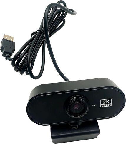 كاميرا ويب فيديو USB HD 1080P وكاميرا زاوية واسعة مع ميكروفون مدمج وحامل ثلاثي القوائم قابل للتدوير، للكمبيوتر المحمول أو الكمبيوتر المكتبي، رائعة للبث المباشر.المكالمات.مؤتمرات الفيديو (أسود) in Kuwait