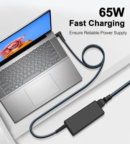 65W 45W Blue Tip Laptop Charger Compatible with HP Pavilion x360 11 14 15 17, Envy X360 13 15, ProBook 640 650 450 G2 G3 G4, Elitebook 840 845 850 G5 G7 G8 G9, Chromebook Stream Computer Power Adapter in Saudi Arabia