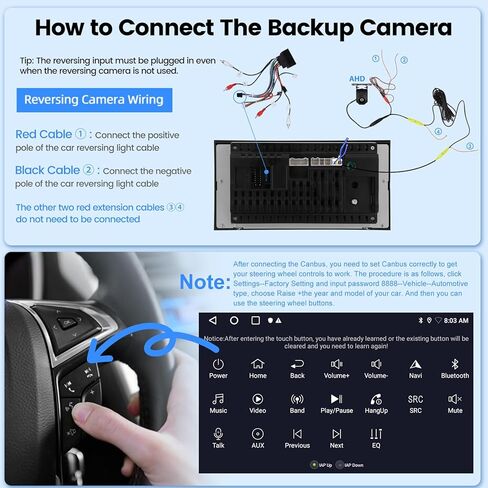 4G+64G 7 inch Screen for VW Touareg Radio 2004-2011 - Android Touch Screen Volkswagen Touareg Car Stereo with Carplay/Android Auto/SWC/Bluetooth 5.0/WiFi/32 EQ Audio in Saudi Arabia