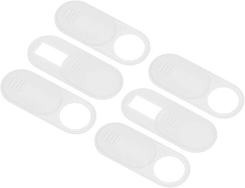 6Pcs Computer Camera Cover Slide, (0.039" Thickness, White), Ultra-Thin Laptop Camera Blocker Protecting Privacy and Security for Various Tablet/Desktop/Smartphone/PC Accessories in Saudi Arabia