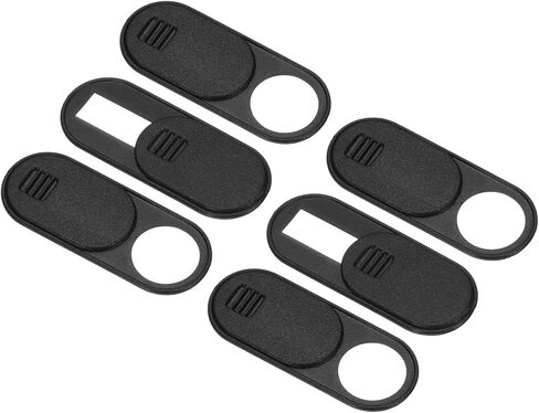 6Pcs Computer Camera Cover Slide, (0.039" Thickness, Black), Ultra-Thin Laptop Camera Blocker Protecting Privacy and Security for Various Tablet/Desktop/Smartphone/PC Accessories in Saudi Arabia
