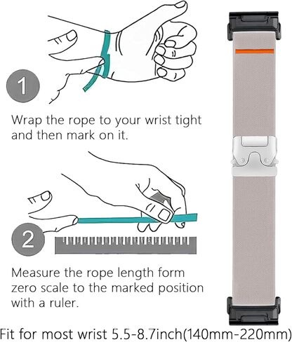 Nylon Bands Compatible with COROS VERTIX 2/2S Adjustable Sport Replacement Straps for Women Men in Saudi Arabia