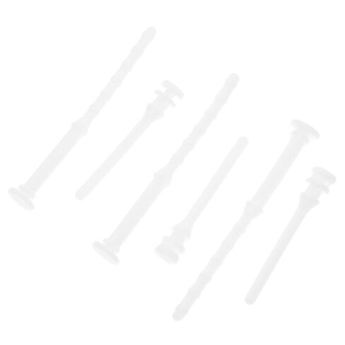 20pcs Vibration Reducing Fan Mounting Screws and Shock Absorption Rivets for Computer Case Cooling Fans White Rubber Long and Short Pins Set for Noise Reduction and Stable in Kuwait
