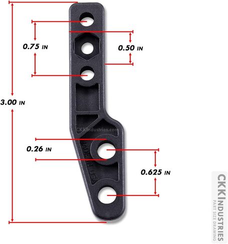 ملحقات حزام HolsterSmith ModWing Holster - محمل قياسي وخفيف - الجيل 2 - يمكن استخدامه بكلتا اليدين - أسود تكتيكي - (مع أجهزة التثبيت) - (اختر النمط أدناه) in Kuwait