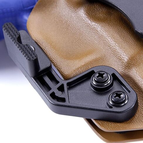 ملحقات حزام HolsterSmith ModWing Holster - محمل قياسي وخفيف - الجيل 2 - يمكن استخدامه بكلتا اليدين - أسود تكتيكي - (مع أجهزة التثبيت) - (اختر النمط أدناه) in Kuwait