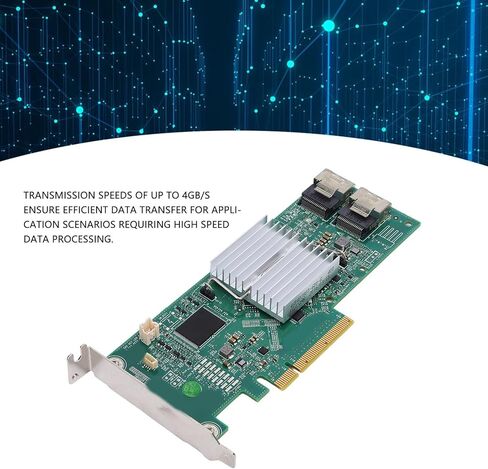 بطاقة وحدة التحكم Vikye RAID، بطاقة صفيف PCI Express SAS RAID الداخلية، SFF8087 8 SAS متوافقة مع RAID 0 1 5 10 PCIE X 8 in Kuwait