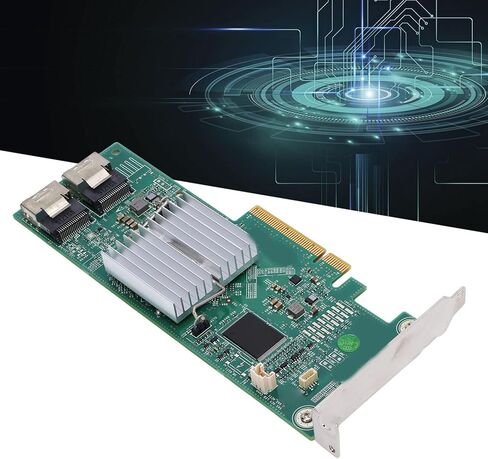 بطاقة وحدة التحكم Vikye RAID، بطاقة صفيف PCI Express SAS RAID الداخلية، SFF8087 8 SAS متوافقة مع RAID 0 1 5 10 PCIE X 8 in Kuwait