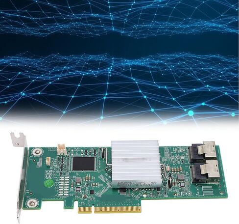 بطاقة وحدة التحكم Vikye RAID، بطاقة صفيف PCI Express SAS RAID الداخلية، SFF8087 8 SAS متوافقة مع RAID 0 1 5 10 PCIE X 8 in Kuwait