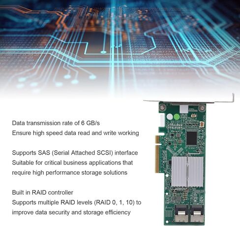 بطاقة وحدة التحكم H310 IR RAID، بطاقة صفيف PCI Express x8 SAS بسرعة 6 جيجابايت/ثانية لنظام الخادم in Kuwait
