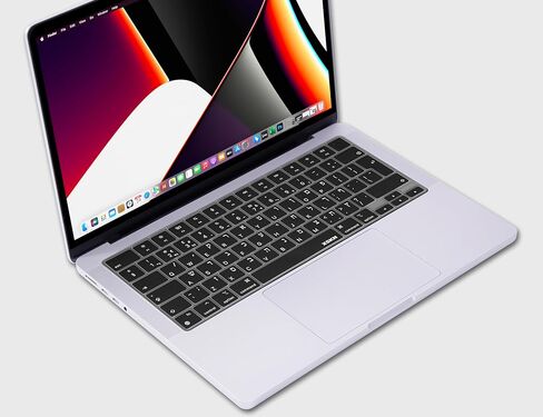 XSKN Hebrew EU Layout Version Silicone Keyboard Cover Skin for 2022 2023 2024 2025 MacBook Air 13.6 15.3 inch M2 M3 M4 with Touch ID A2681 A3113 A3240 A2941 A3114 A3241 NOT for 13.3 INCH in Saudi Arabia
