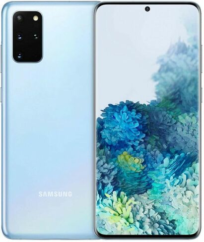 هاتف Samsung Galaxy S20 + 5G مفتوح من المصنع يعمل بنظام Android | سعة تخزين 128 جيجابايت | السحابة الزرقاء (متجددة) in Kuwait