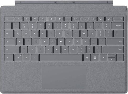 غطاء Microsoft Surface Pro Signature Type - مصنوع من مادة الكانتارا، مادة متينة ومقاومة للبقع، فحمي فاتح - FFQ-00141 (متجدد) in Kuwait
