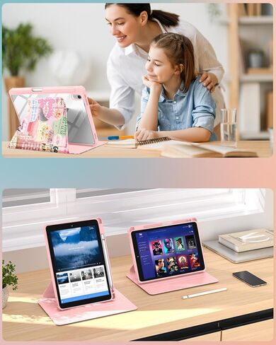 for iPad A16 Case for iPad 10th Generation Case 10.9 inch - 360 Degree Rotating Stand Folio Smart Cover with Pencil Holder for Women Girl, Christian Words for Apple Tablet 10th 2022/11th 2025 in Saudi Arabia
