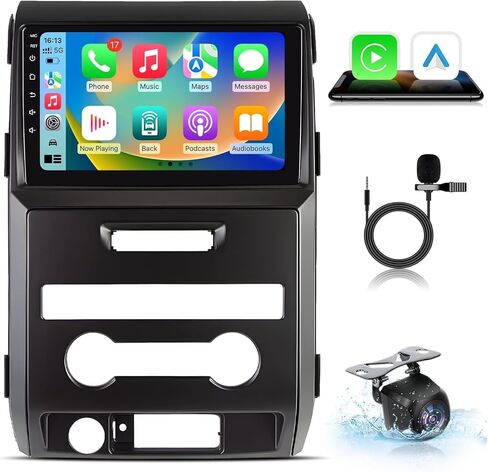 9 inch Car Radio for Ford F150 2009 2010 2011 2012 with Carplay Android Auto Touch Screen Stereo with WiFi Bluetooth FM RDS GPS DSP SWC in Saudi Arabia