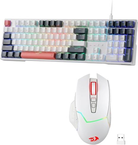 Redragon K668 Mechanical Gaming Keyboard and M690 PRO Gaming Mouse Bundle in Saudi Arabia
