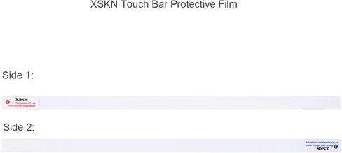 XSKN Hebrew/English Silicone Keyboard Cover Skin and Touchbar Protector for MacBook Pro 13 A1706 A1989 MacBook Pro 15 A1707 A1990 with Touch Bar Retina Display US Version in Saudi Arabia
