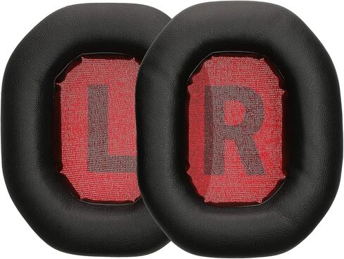 kwmobile Ear Pads Compatible with Logitech G PRO X 2 Earpads - 2X Replacement for Headphones - Black in Saudi Arabia