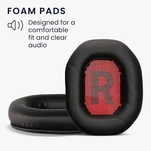 kwmobile Ear Pads Compatible with Logitech G PRO X 2 Earpads - 2X Replacement for Headphones - Black in Saudi Arabia