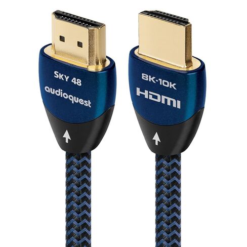 AudioQuest Sky 48 2.1 HDMI Cable - 8K/10K Ultra HD, Gaming, High-Speed, 48Gbps, HDR, eARC - 0.75m in Saudi Arabia