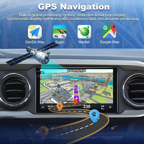 ستيريو سيارة 2+64 جيجا لسيارة Toyota Corolla 2017 2018، شاشة لمس QLED مقاس 9 بوصات Android 13 وراديو سيارة مع CarPlay وAndroid Auto، نظام تحديد المواقع المدمج/WiFi/Bluetooth 5.4/FM AM، يدعم الكاميرا الاحتياطية OEM in Kuwait