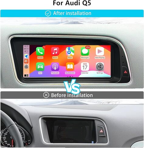 8.9 Inch Touchscreen CarPlay for Audi Q5 2009-2017 Year with 3GMMI, HD1920*720 Car Radio Stereo Multimedia Screen Android Auto Mirrorlink (Mulitmedia 3GMMI) in Saudi Arabia