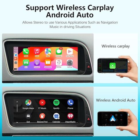 8.9 Inch Touchscreen CarPlay for Audi Q5 2009-2017 Year with 3GMMI, HD1920*720 Car Radio Stereo Multimedia Screen Android Auto Mirrorlink (Mulitmedia 3GMMI) in Saudi Arabia