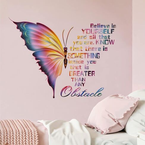 Mfault Magnolia Tree Birds Wall Decals Stickers, White Flower Branches Nuthatch Cardinal Sparrow Decorations Bedroom Art, Floral Petal Living Room Home Kitchen Decor in Saudi Arabia